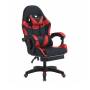 Silla Gamer EMPOLI VOLT EM-G03 - Reclinable 135° con Reposapiés / Negra/Roja