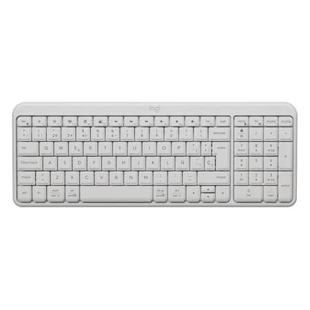 Teclado Inalámbrico Logitech K250 Compacto Bluetooth Español Blanco (920-013446)