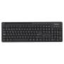 Teclado Multimedia Noganet NKB-1300 USB 104 Teclas con Soporte para Smartphone/Tablet