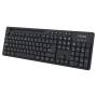 Teclado Multimedia Noganet NKB-1300 USB 104 Teclas con Soporte para Smartphone/Tablet