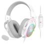 Auricular Gamer Redragon Zeus X H510W-RGB USB 7.1 RGB Blanco con Micrófono Desmontable
