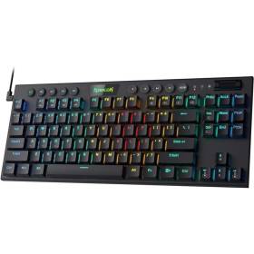 Teclado Mecánico Redragon Horus K621 TKL 80% Low Profile Inalámbrico 3 Modos BT/2.4G/USB-C RGB Switch Rojo - K621-RGB