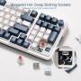 Teclado Mecánico Redragon EISA K686 PRO 98 Teclas Inalámbrico 3 Modos Hot-Swap RGB - K686WB-RGB-PRO