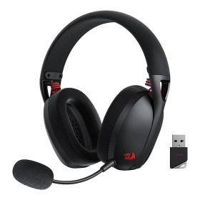 Auricular Gamer Redragon H848 - IRE PRO - Inalámbrico 3 Modos BT/2.4G/USB-C 7.1 Surround Micrófono Desmontable