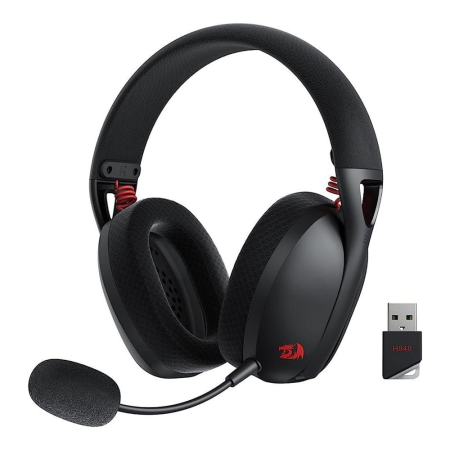 Auricular Gamer Redragon H848 - IRE PRO - Inalámbrico 3 Modos BT/2.4G/USB-C 7.1 Surround Micrófono Desmontable