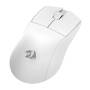 Mouse Gamer Redragon K1NG 4K PRO  Inalámbrico 3 Modos (2.4G/BT/Cable) 26000 DPI Ultraligero 49g Blanco - M916W-PRO-4K