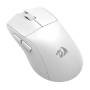 Mouse Gamer Redragon K1NG 4K PRO  Inalámbrico 3 Modos (2.4G/BT/Cable) 26000 DPI Ultraligero 49g Blanco - M916W-PRO-4K