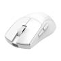 Mouse Gamer Redragon K1NG 4K PRO  Inalámbrico 3 Modos (2.4G/BT/Cable) 26000 DPI Ultraligero 49g Blanco - M916W-PRO-4K