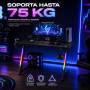 Escritorio Gamer BBOX Z2 - RGB, 120x60 cm, Soporte Auricular y Portavasos, Gestión de Cables (BBX00058)