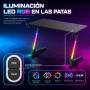 Escritorio Gamer BBOX Z2 - RGB, 120x60 cm, Soporte Auricular y Portavasos, Gestión de Cables (BBX00058)