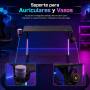 Escritorio Gamer BBOX Z2 - RGB, 120x60 cm, Soporte Auricular y Portavasos, Gestión de Cables (BBX00058)