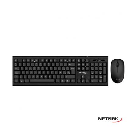 Combo Inalámbrico Teclado + Mouse Netmak NM-KB760 2.4Ghz USB