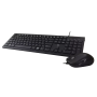 Teclado y Mouse con Cable Multi TC240ESP - Combo Multimedia Slim USB Español