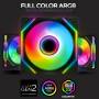Cooler Fan Sentey F80 ARGB 120mm PWM 800-1800RPM GS-1180