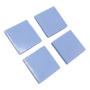 Láminas de Silicona Térmica Conductiva y Aislante RELIFE RL-098 12x12x2mm (100 unidades) para Reparación de Motherboard