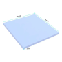 Láminas de Silicona Térmica Conductiva y Aislante RELIFE RL-098 12x12x2mm (100 unidades) para Reparación de Motherboard