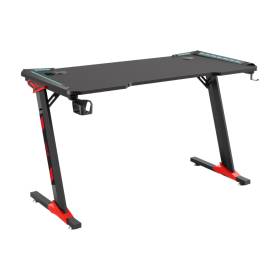 Escritorio Gamer Raptor Glow Station SE RGB USB 140x70cm - Portavasos, Porta Auricular y Organizador de Cables (RAP-ESC-SE-RGB)