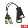 KIT DVR DAHUA HD - 16CH + 16 Cámaras DAHUA 1080p (2mp) con WizSense Inteligente