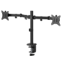 Soporte Monitor De Escritorio Doble Fijo - Articulado Mecánico 17" A 32"