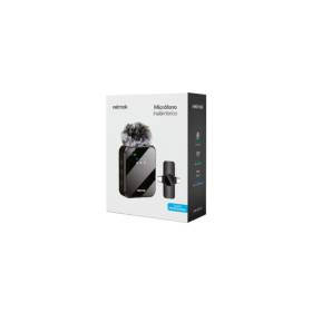 Micrófono Corbatero Inalámbrico Netmak NM-MC13 USB-C/Lightning 20m
