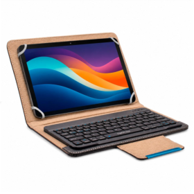 Funda con Teclado Bluetooth Netmak NM-FT11 para Tablet 9" a 11" - Español con Ñ