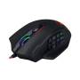 Mouse Gamer Redragon Impact M908 MMO RGB 12400 DPI 18 Botones Programables