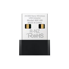 Adaptador WiFi 6 USB Mercusys MA14N AX300 Nano 2.4GHz 287Mbps