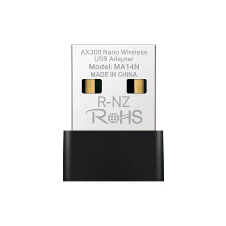 Adaptador WiFi 6 USB Mercusys MA14N AX300 Nano 2.4GHz 287Mbps