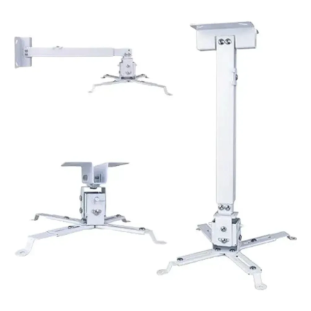 Soporte Proyector DAZA PM4365WHT para Techo o Pared Universal Extensible 43-65cm hasta 20kg