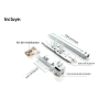 Soporte Proyector DAZA PM4365WHT para Techo o Pared Universal Extensible 43-65cm hasta 20kg