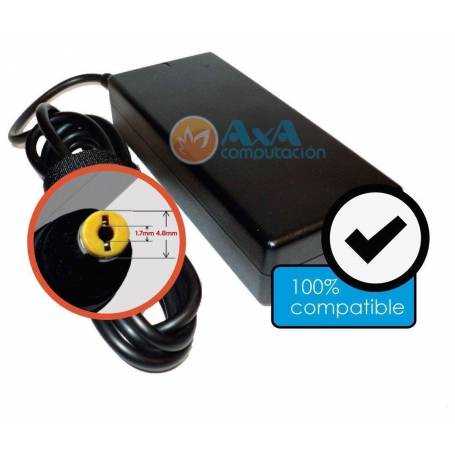 Cargador para  Notebook HP / Compaq 18.5V / 3.5 A Pin Grueso 7.4 x 5 mm