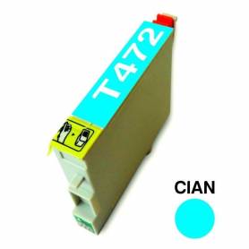 Cartucho para Epson T472 cian alternativo