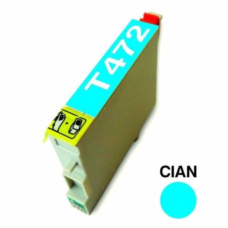 Cartucho para Epson T472 cian alternativo