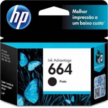 Cartucho  HP 644 original de tinta negra