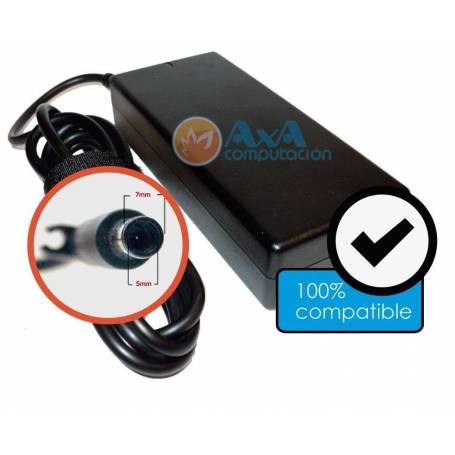 Cargador para Notebook HP 19.5V / 3.33 A 65W Pin7 X 5 mm