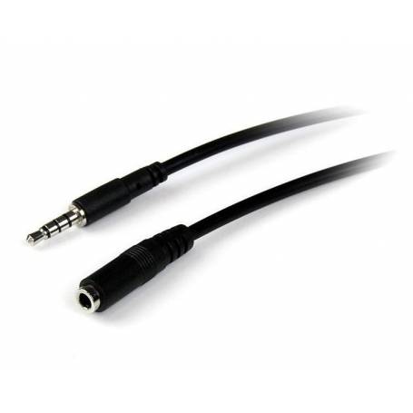 Extension de mini plug stereo M-H 2 mts