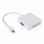 Adaptador de  MINI DPP-M a VGA/DVI/HDMI-H