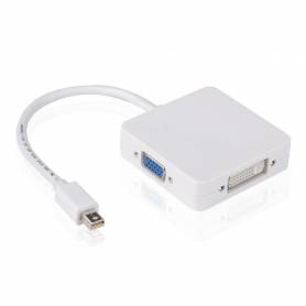 Adaptador de  MINI DPP-M a VGA/DVI/HDMI-H