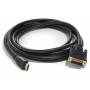 Cable DVI a HDMI 1,8 MTS M-M