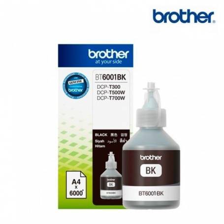 Tinta original BROTHER BT6001BK Negro