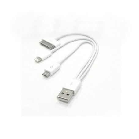 Adaptador  USB a micro / IPHONE 4 / 5