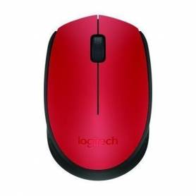 Mouse Logitech M170 Gris / ROJO Inalambrico