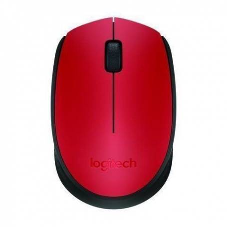 Mouse Logitech M170 Gris / ROJO Inalambrico