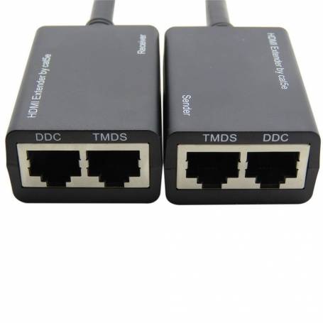 Cable extension HDMI hasta 30 metros por cable de red Cat5/6