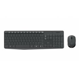 Teclado y Mouse Logitech MK235 Multimedia Inalambrico