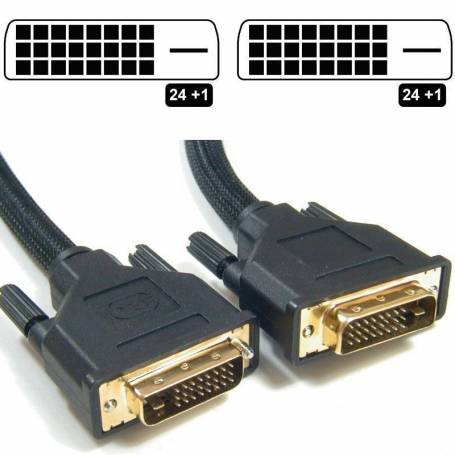 Cable DVI 1,8MTS M-M
