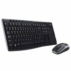Teclado y Mouse Logitech Multimedia Inalambrico MK270