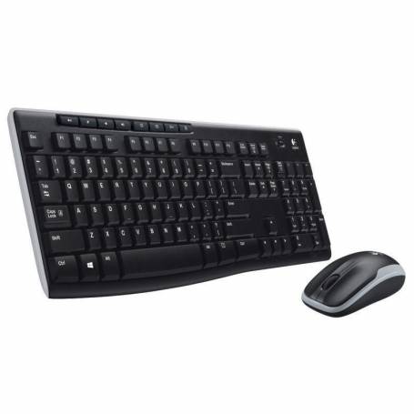 Teclado y Mouse Logitech Multimedia Inalambrico MK270